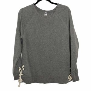 Old Navy Sweatshirt Lace-up Tie Side Lounge Pullover